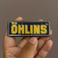 ราคา เพลทติดท่อ ลาย OHLINS ขนาด 3 x 8 cm. แผ่นติดท่อ แต่งท่อ มอเตอร์ไซค์ ทุกรุ่น (40281429663)