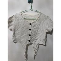 ราคา ส่งต่อ เสื้อครอปทอป ผูกเอว มือสองสภาพดี เสื้อมือสองสภาพดี เสื้อผ้ามือสองสภาพดี (6952263651)