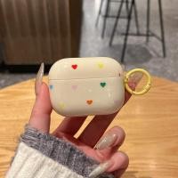 ราคา เกาหลีสี Collision Hearts กันกระแทกหูฟังสําหรับ Apple Airpods 1,2, Airpods Pro/pro2/pro3 Airpods 3 Airpods 4 พวงกุญแจ (41529328146)