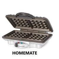 ราคา เครื่องอบวาฟเฟิล สี่เหลี่ยม วีรสุ HOMEMATE รุ่น HOM-TSK2103W (8856749424)