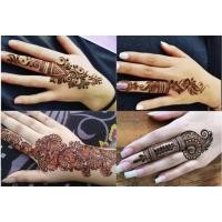 ราคา body paint instant temporary tattoos brown henna เฮนน่าเพ้นท์ตัว golecha henna สีเพ้นท์ฮาลาล henna (16195946456)
