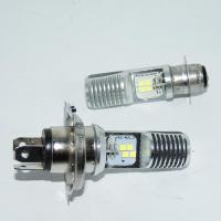 ราคา CHATUSO LED หลอดไฟหน้า ขั้ว2จุด/ปลั๊ก3ขา ไฟหน้ามอเตอร์ไซค์ COOLWHITE 12V 5/6W 6000K (23417627861)