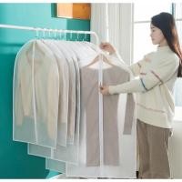 ราคา ถุงคลุมเสื้อผ้า ถุงใส่สูท สีขาวขุ่น สำหรับกันฝุ่นเกาะเสื้อผ้า (9872581556)