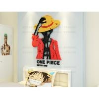 ราคา อะคริลิคสติ๊กเกอร์ติดผนัง One piece 3D เริ่มต้น 350-690 (4842382975)