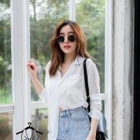 ราคา เสื้อเชิ้ตแขนยาว เสื้อแขนยาวซีทรู พร้อมส่ง (5543766514)