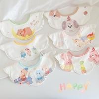 ราคา 3 ชิ้น/ล็อตผ้ากันเปื้อนเด็กการ์ตูนผ้ากันเปื้อนผ้าฝ้าย Burp Acessiesies (27064242955)
