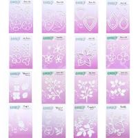 ราคา 16 รูปแบบดอกไม้เหล็กคาร์บอนตัดแม่พิมพ์ DIY โลหะลายนูน Etching แม่แบบตัดตายอัลบั้มภาพการ์ดอวยพรสมุดภาพกระดาษหัตถกรรมตกแต่ง (40350137706)