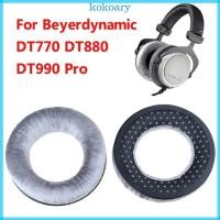 ราคา KOK Ergonomic แผ่นรองหูฟังโปรตีนแผ่นรองหูฟังสําหรับ DT880 T5P 70P หูฟัง Earmuff (53458740508)