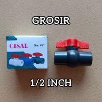 ราคา [WHOLESALE] STOP KRAN PVC CISAL SIZE 1/2 INCH BALL VALVE PVC (51352704609)