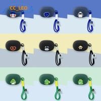 ราคา for EarFun Clip 2 Case Cartoon Dinosaur Cute Cat Lanyard Silicone Soft Case Suitable for EarFun Clip 2 Shockproof Shell Protective Sleeve (55360015387)