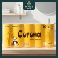 ราคา มาก 10 ม้วน กระดาษชําระโคโรน่า 3 ชั้น เนื้อเยื่อกระดาษบริสุทธิ์ (29844102077)