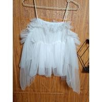 ราคา เสื้อฟรุ้งฟริ้งสีขาว (43760356845)