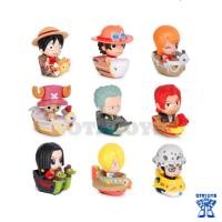 ราคา โมเดล วันพีช One Piece ของสะสม ของเล่นแมค Mcdonald Happy meal แฮปปี้มีล แมคโดนัลด์ ขายยกเซ็ต 9 ตัว (29524770895)