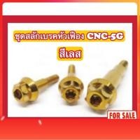 ราคา (สีเลส ไม่ใช่สีแบบภาพ)น็อตชุดสลักบรคเฟือง CNC-5G Click125i-150i(19)/Scoopy(17-19) (44308888863)