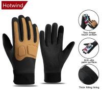 ราคา HTT 1 คู่ฤดูหนาวขี่ถุงมือความร้อนWindproofกันน้ําหน้าจอสัมผัสเย็บถุงมือสําหรับกีฬากลางแจ้งรถจักรยานยนต์ (50554164752)