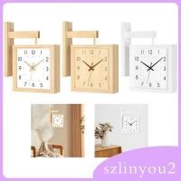 ราคา [ซลินยู2] สองด้านมุมนาฬิกาแขวนตกแต่งบ้านติดตั้งง่ายในครัวเรือนไม่ติ๊กสําหรับโรงแรมบ้านห้องนั่งเล่นสํานักงานห้ (26184433398)