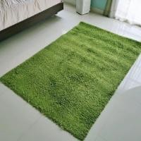 ราคา [มือสอง] IKEA HAMPEN พรมปูพื้น​อีเกีย​ผืนใหญ่ 140x200cm สีเขียว​สนามหญ้า (20449713117)