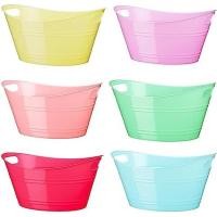 ราคา val Storage Tub, Large Capacity Drink Tub for Party Bar Wine Beer Champagne Beverage Bottle Cooler(4.5 Liter,Multicolor) (27844791541)