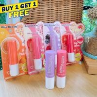 ราคา ลิปบาล์มผลไม้ (ซื้อ1แถม1) Lip balm Kiss beauty ลิปบาล์มเปลี่ยนสี บำรุงริมฝีปาก ปากชุ่มชื่น กลิ่นหอมผลไม้ (28383035749)