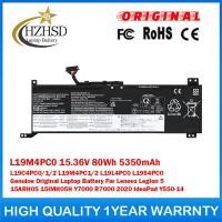 ราคา L19M4PC0 15.36V 80Wh 5350mAh L19C4PC0/1/2 L19M4PC1/2 L19L4PC0/S4PC0 ของแท้แบตเตอรี่แล็ปท็อปสําหรับ Lenovo Legion 5 15ARH05 (52210490500)