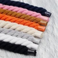 ราคา SEYAWSONZH 2PCS สีทึบ Laces, รอบโพลีเอสเตอร์ผ้าฝ้ายหนาเชือก Laces, อินเทรนด์ 10 สี 0.8cm120 ซม.กว้างคุณภาพสูง Bold Shoelaces ผู้หญิงผู้ชายรองเท้าผ้าใบ (51611616321)