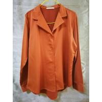 ราคา เสื้อเชิ้ตแขนยาวสีส้มอิฐ (6756241598)