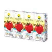 ราคา ดอยคำ น้ำมะเขือเทศ99%สูตรลดโซเดียม Doi Kham Tomato Low Sodium 200ml. (40580348527)