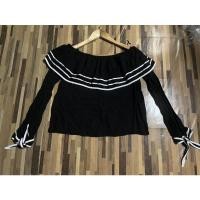 ราคา เสื้อปาดไหล่แขนยาว forever 21 (2969491334)