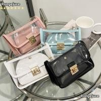 ราคา RANGEJUCE กระเป๋าสะพายใส,หลากสีโซ่เข็มขัดกระเป๋าสะพายข้าง,แนวโน้มนุ่มสูงQulityทุกวันกระเป๋าสะพายผู้หญิงหญิง (56757679655)