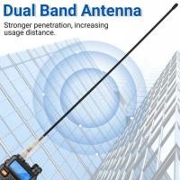 ราคา ▥ Walkie Talkie Ar-771T Vhf/Uhf Sma-Female Flexible Antenne For Bf-888S Uv-5R Uv (47457569770)