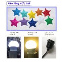ราคา [Binh Tan - HCM] - 01 ชุดโคมดาว 46 ซม. + หลอด 3w + ขั้ว e27 (57859425908)
