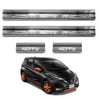 ราคา ชุดแต่ง ชายบันได ครอบบันได สแตนเลส สีสแตนเลส 4 ชิ้น สำหรับ นิสสัน Nissan โน๊ต Note ปี 2017 - 2018 (3446518192)