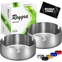 ราคา Roygra Ash ถาด (2 แพ็ค), ที่เขี่ยบุหรี่กลางแจ้งสําหรับนอก Patio, ที่เขี่ยบุหรี่สแตนเลสสําหรับบุหรี่ 3 ผู้ถือ, อุปกรณ์สูบบุหรี่, Home Décor, ที่เขี่ยบุหรี่สําหรับ Smokers ในร่ม - S (49009577600)