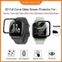ราคา สําหรับ Garmin Venu SQ / Venu SQ2 / Venu SQ เพลง / Venu SQ2 เพลง 3D โค้งเต็มรูปแบบป้องกันหน้าจอฟิล์ม Protector (51260707977)