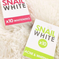 ราคา (มีส่งด่วน)พร้อมส่ง สบู่ Snail White x10 Whitening (แบบกล่อง) (20315574120)