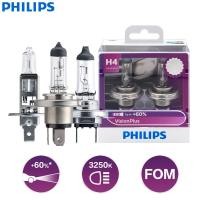 ราคา Philips VisionPlus H1 H3 H4 H7 H11 9003 9005 9006 HB2 HB3 HB4 VP 12V +60% มากกว่า Bright Light รถฮาโลเจนไฟหน้าหมอกโคมไฟ, 2X (21690834259)