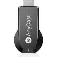 ราคา 4K/1080P Anycast M100 Wireless Display Adapter, SmartSee WiFi Display Dongle หน้าจอ HD Mirroring Dual Core H.265/HEVC ถอดรหัส HD TV Stick โดยไม่ต้องสลับ Miracast Airplay DLNA Su (49209200467)