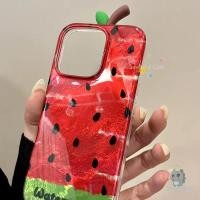 ราคา 3D DIY แตงโมฤดูร้อนสําหรับ iPhone 11 16 7Plus 15 14 13 12 Pro Max 15 14 Plus Xr X Xs Max 8 6 Plus การ์ตูนน่ารัก Jelly แฟชั่นเคสโทรศัพท์กันกระแทกป้องกันปกหลัง (41360721665)