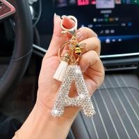 ราคา เพชรเต็มจี้ตัวอักษรเริ่มต้นภาษาอังกฤษดินฝังเพชรพวงกุญแจโลหะผสมพู่ผึ้งจี้1ชิ้น (57159159799)