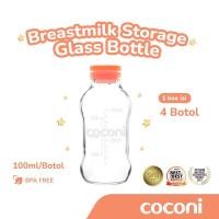 ราคา ขวดแก้วเก็บน้ํานมแม่ OCONI 4 ชิ้น | ขวดนมแก้ว 100 มล. 4 ชิ้น - ขวดนมเต้านม | ขวดเก็บน้ํานมแม่แก้ว (44351893367)