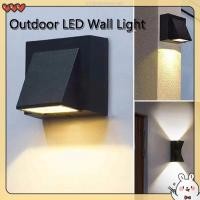 ราคา โคมไฟติดผนัง LED สไตล์โมเดิร์น3W 6w กันน้ำ IP65 สำหรับตกแต่งบ้านและสวนโคมไฟติดผนังนอกบ้านโคมไฟกิ่งกันฝนแถมขั้วใส่ห (46661019624)