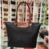 ราคา พร้อมส่งกระเป๋า Longchamp Pliage classic Size m long หูยาว (26263390176)