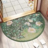 ราคา ครัวเรือนทางเข้าภาพวาดสีน้ํามันภูมิทัศน์ผ้าไหมวงกลมพรมปูพื้นทางเข้าครึ่งวงกลมถูดินกําจัดฝุ่นพรมพีวีซีสามารถตัด (41529986302)