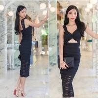 ราคา MIKA Brand Sexy dress เดรสเซ็กซี่ ผ้ายืด เข้ารูป (25693860380)