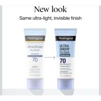 ราคา Neutrogena Ultra Sheer Dry-Touch Water Resistant and Non-Greasy Sunscreen Lotion with Broad Spectrum SPF 45 (24333241367)