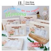 ราคา ผ้าขนหนูนมโมโนน่ายกลัง 5 ชิ้น (30x30ซม.) - ใยไผ่ออร์แกนิก 4 ชั้น แอนตี้แบคทีเรีย นุ่มลื่น - เวียดนามแท้ (53256488758)