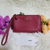 ราคา มือ2# Coach แท้ 2ซิป S สีแดงจาก Outlet ญี่ปุ่น (3910512673)