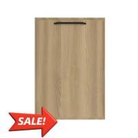 ราคา บานซิงค์เดี่ยว แบรนด์ PARAZZO รุ่นENZO มือจับดำ 40x60 ซม. สีเนเจอรัลโอ๊ค ส่งฟรี (50661699645)