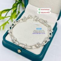 ราคา IT'S MEสร้อยข้อมือเงินแท้92.5% ลายโซ่ หน้ากว้าง 6-8 mm. หนัก 3 สลึง-1.3 บาทตัน(เนื้อเงินแท้) :H0579 (49709507237)