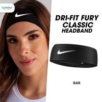 ราคา Nike ผ้ารัดศีรษะ ผ้าคาดผม Headband Dri-Fit Fury Classic N.101.1706.027 BK (550) (28529704064)